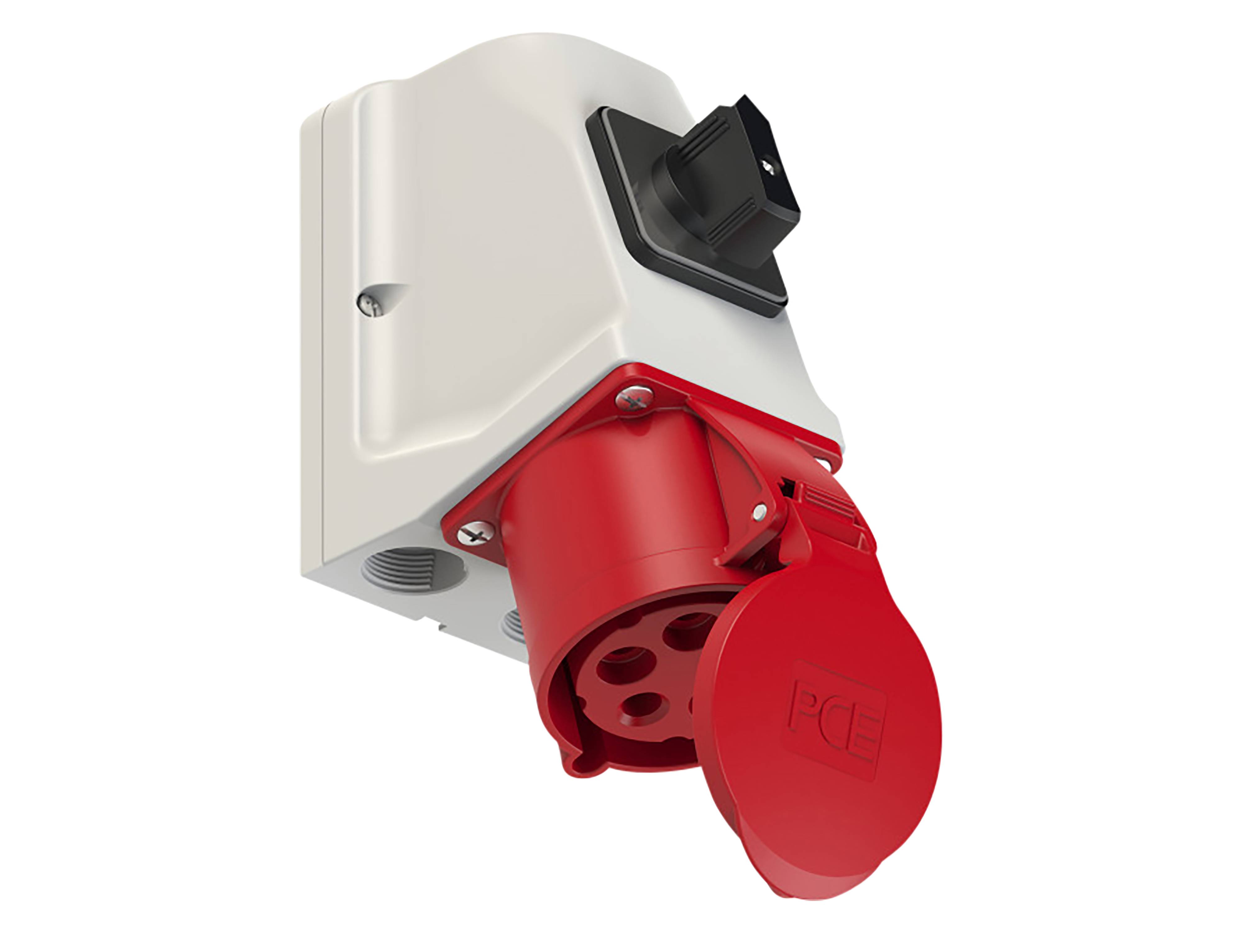 PCE CEE-Wandsteckdose Schalter, 5-polig, 32 A, 400 V, IP44