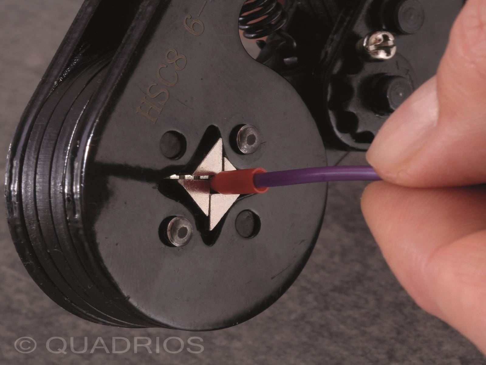 QUADRIOS Aderendhülse 22C431, 6 mm², Gelb, Teilisoliert, 100 Stück