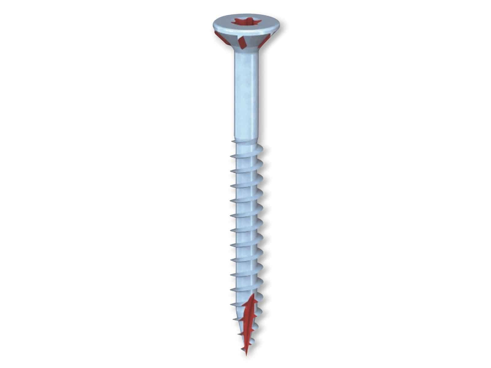 REISSER Spanplattenschrauben R2 plus, Flaseko, Teilgewinde, 4,0 x 40, Stahl, Schneidkerbe, 200 Stück