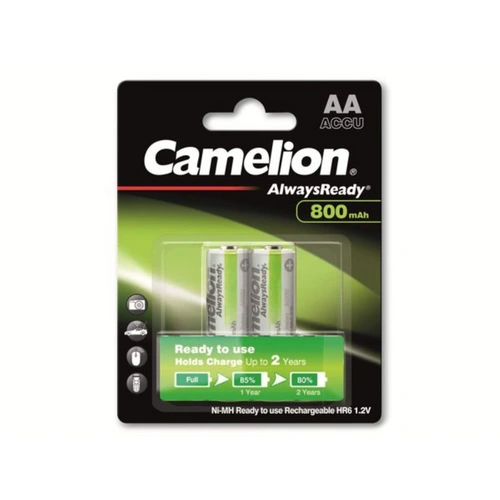CAMELION NiMH-Mignon-Akku AlwaysReady, 800 mAh 2 Stück CAMELION NiMH-Mignon-Akku AlwaysReady, 800 mAh 2 Stück