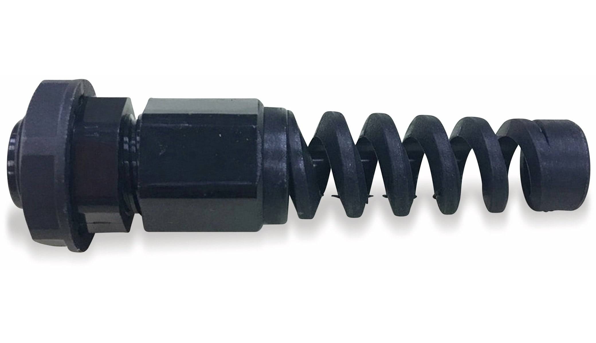 KSS Kabelverschraubung, PG-9, schwarz, 4 bis 8, mit Knickschutz