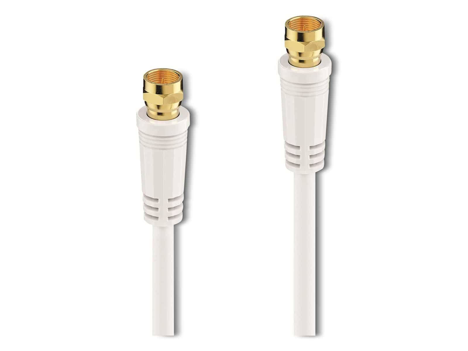 SONERO Sat-Antennenanschlusskabel, 20 m, weiß