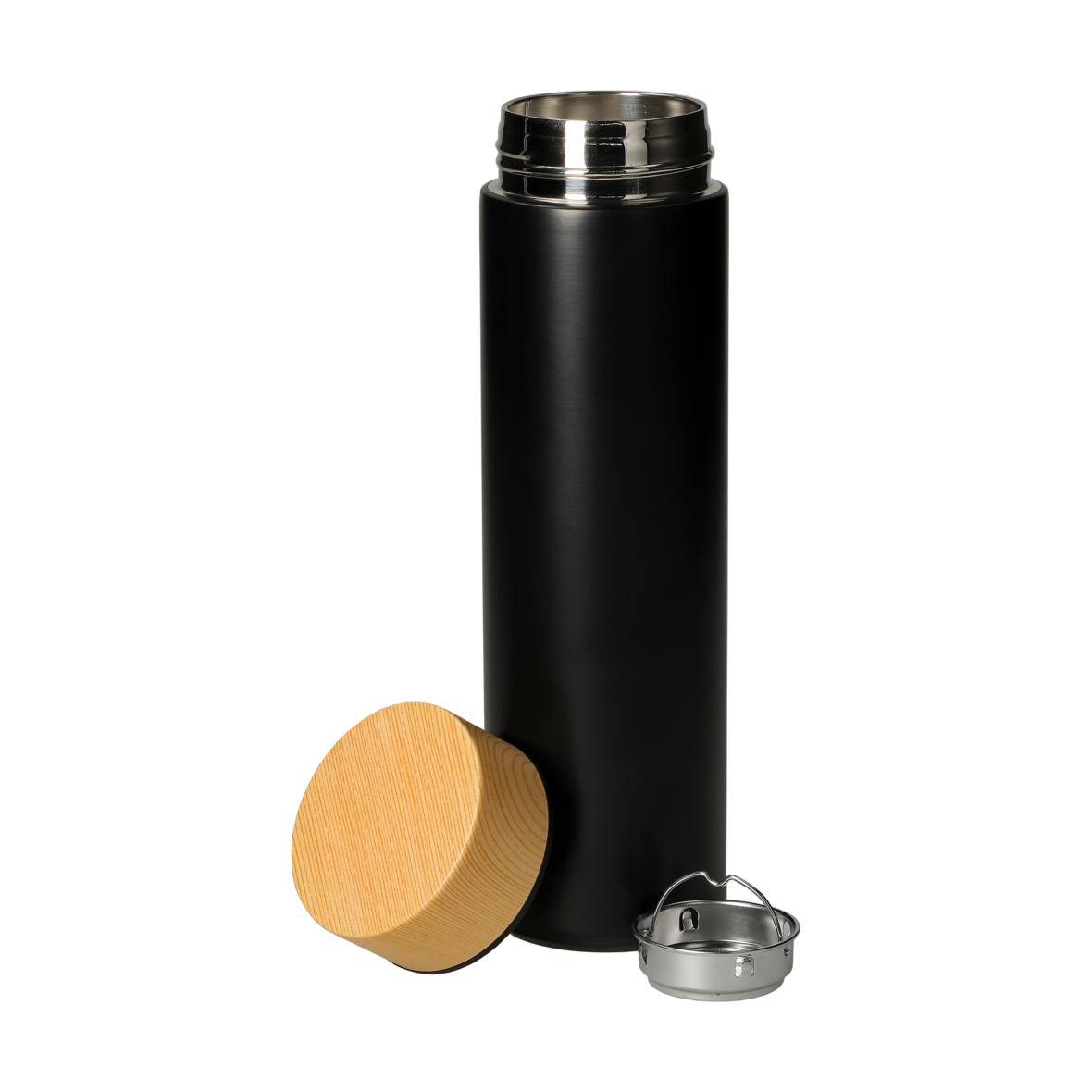 doppelwandige Vakuumflasche Astana 450 ml schwarz