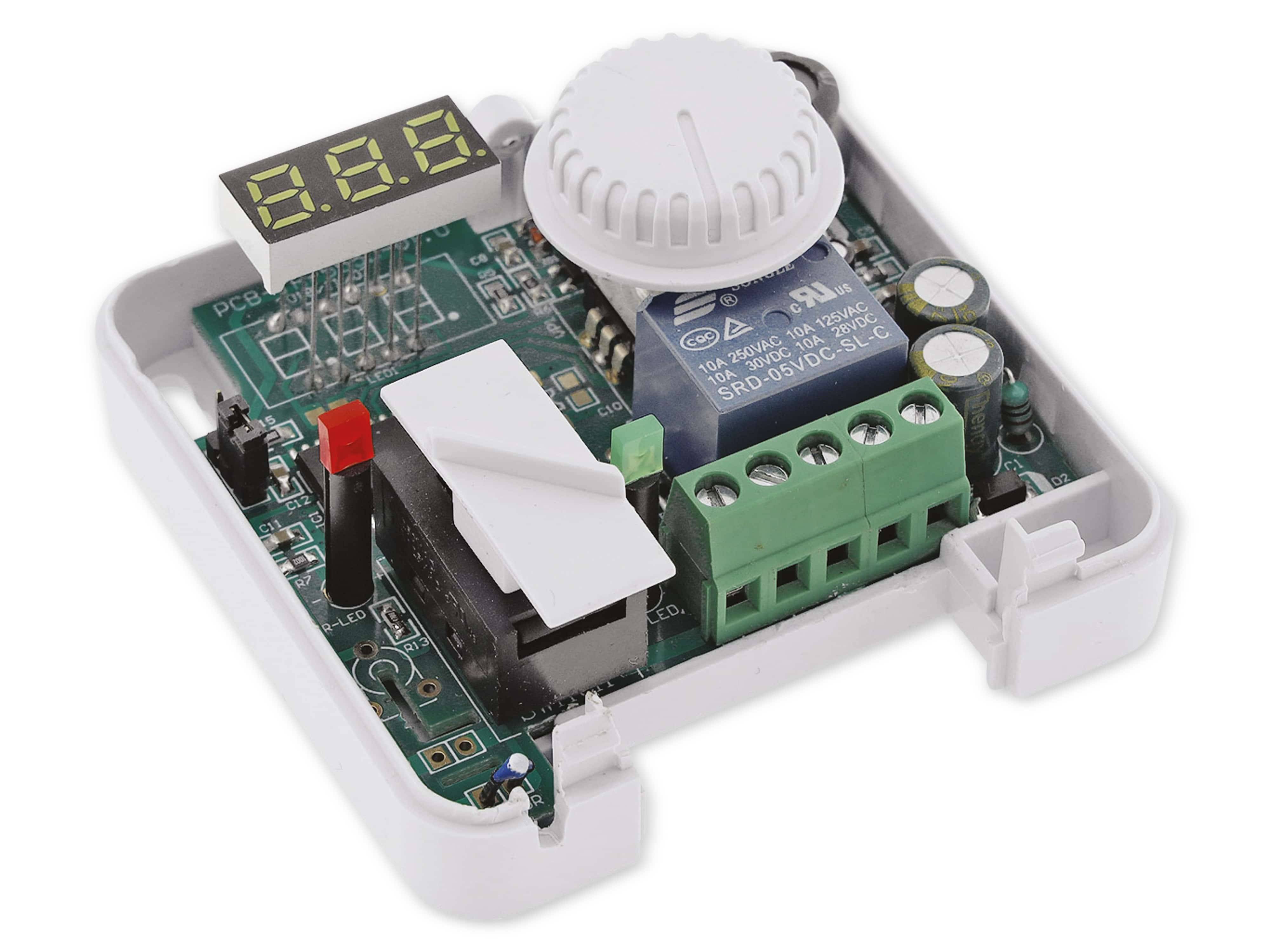 CHILITEC Raumtemperaturregler RT-55, 7 A, 5...30 °C, weiß