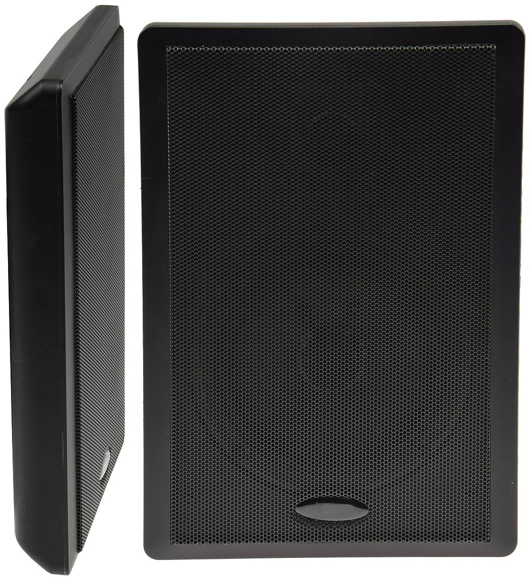 ChiliTec Flatpanel-Lautsprecher, 40W, schwarz Surround, 4 Ohm, 86dB, 2-Wege, Paar
