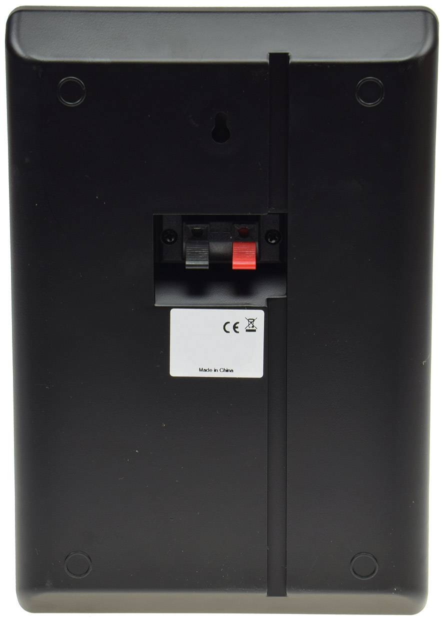 ChiliTec Flatpanel-Lautsprecher, 40W, schwarz Surround, 4 Ohm, 86dB, 2-Wege, Paar