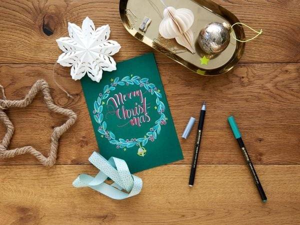 Edding 1340 brush pen Mix, Pinselstift Handlettering Mix 4er Set