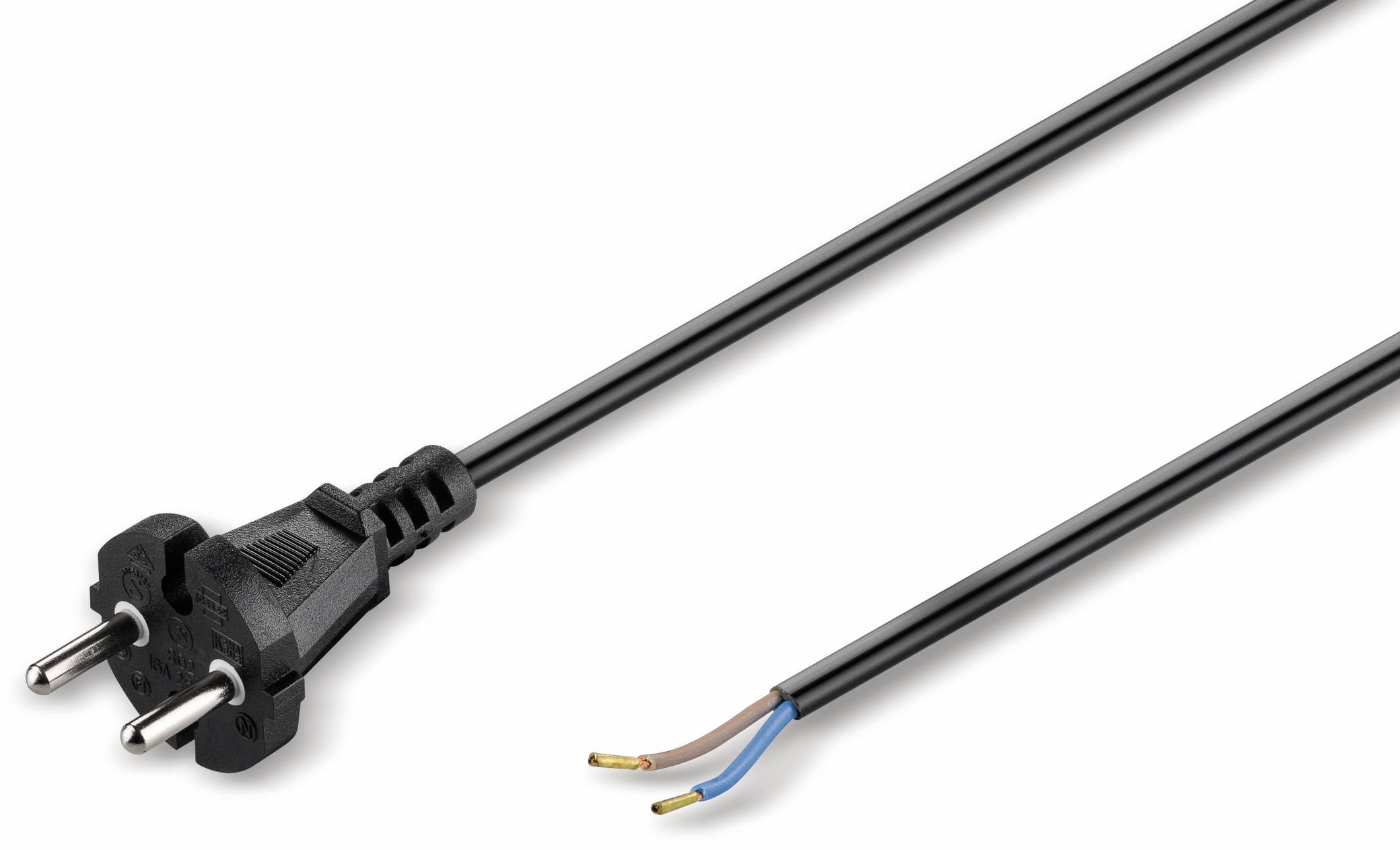 GOOBAY Universal Staubsauger Anschlusskabel, 7,5 m, schwarz