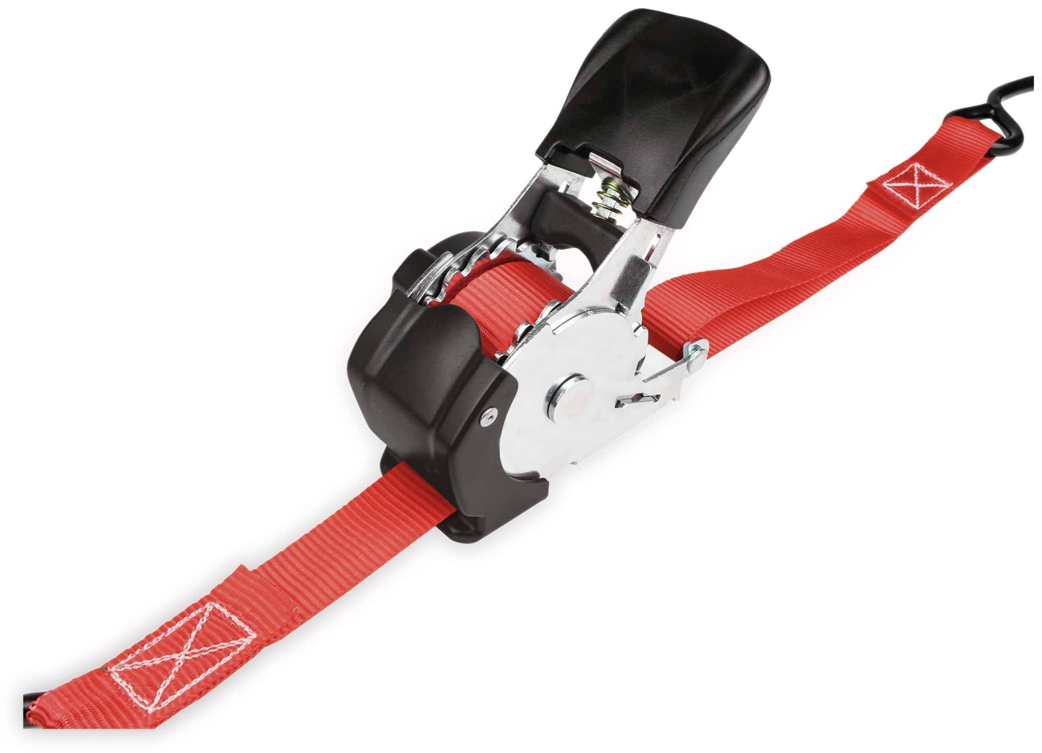 LAS Spanngurt 10344, mit Aufrollautomatik, 250 daN, 3 m