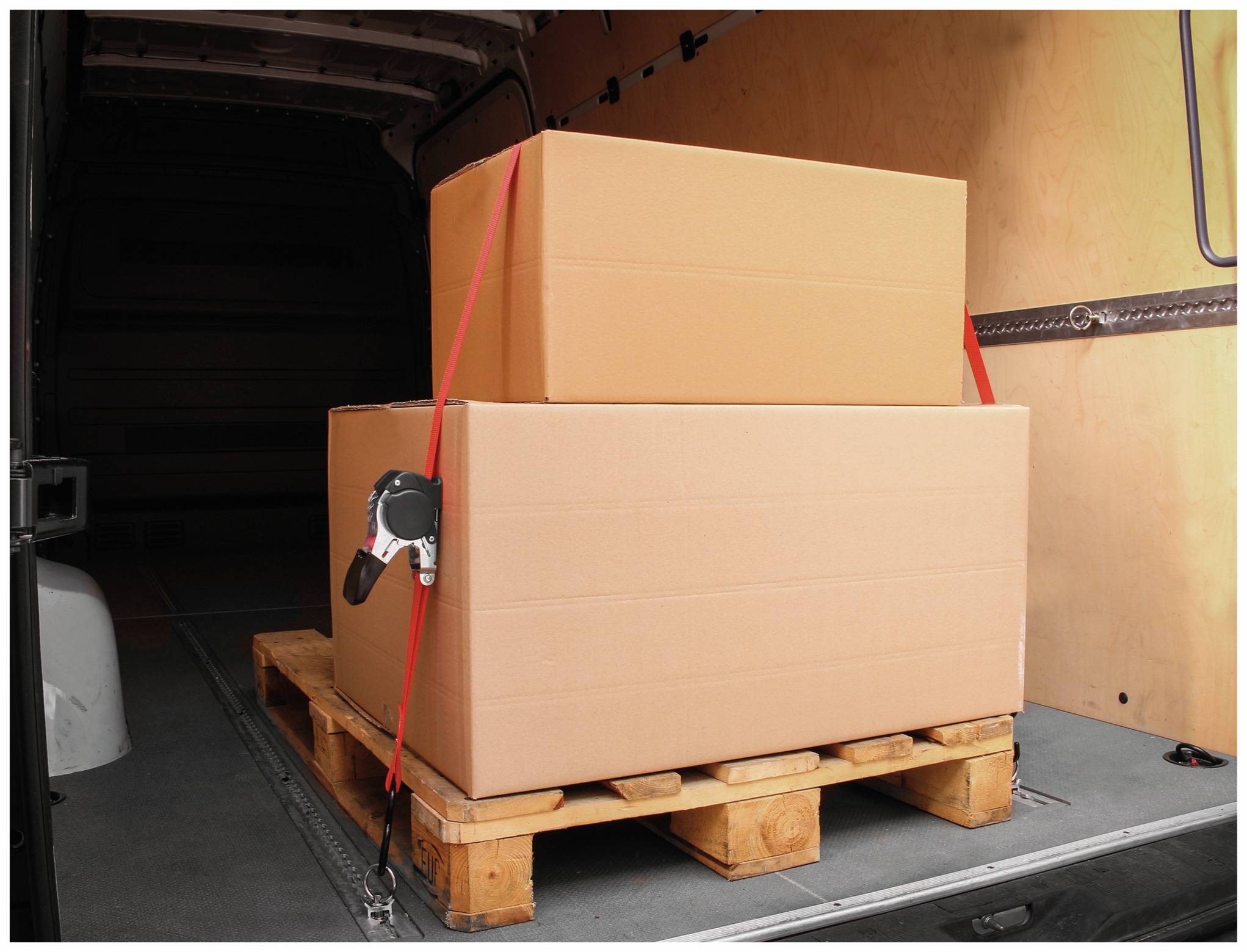 LAS Spanngurt 10344, mit Aufrollautomatik, 250 daN, 3 m