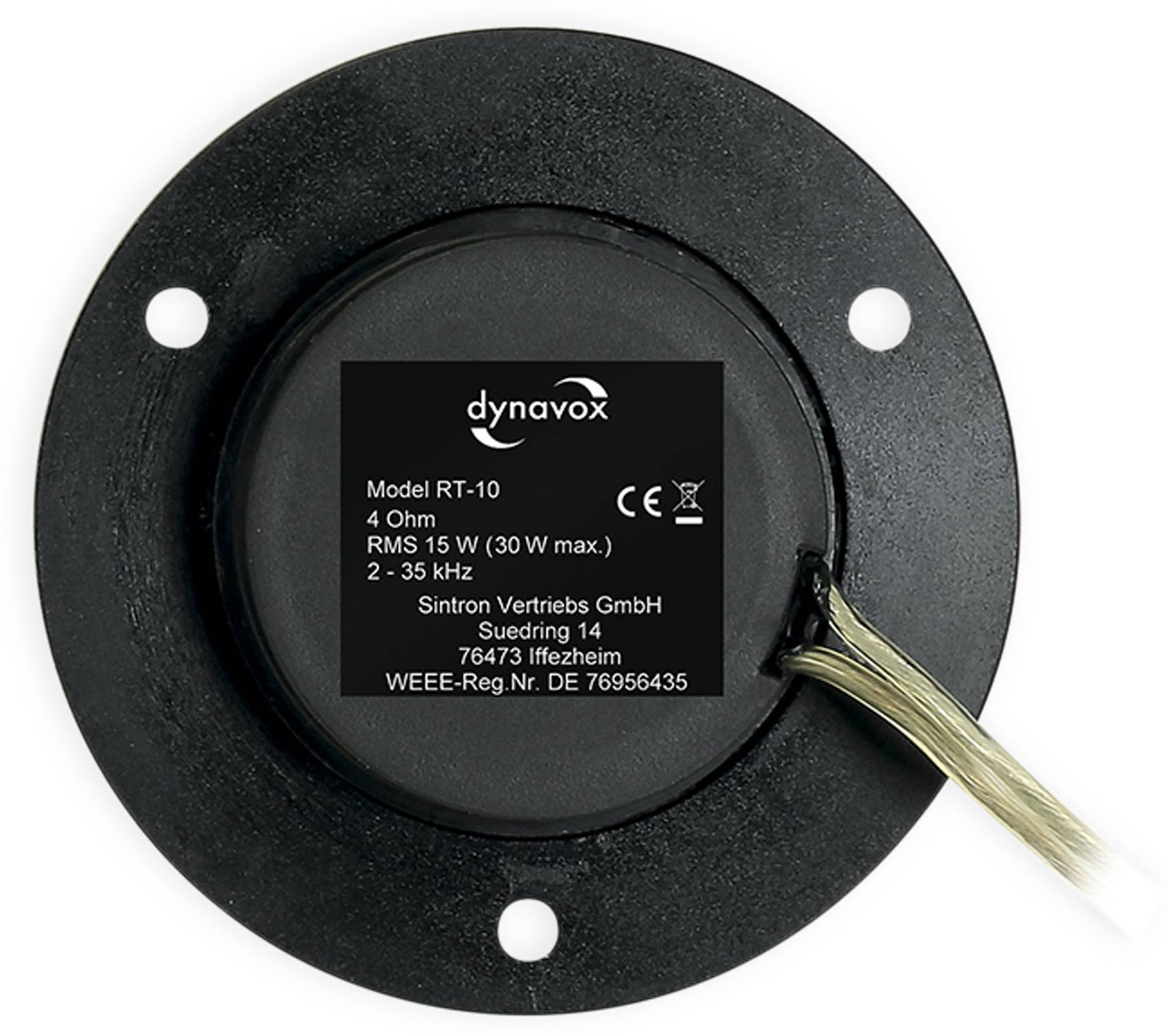 DYNAVOX Hochtöner RT-10, 1,5" (38 mm), 15 W