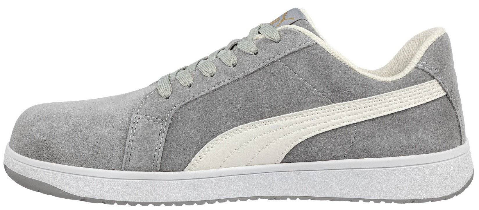 ESD Sicherheitsschuhe S1PL, PUMA SAFETY, ICONIC SUEDE GREY LOW, grau