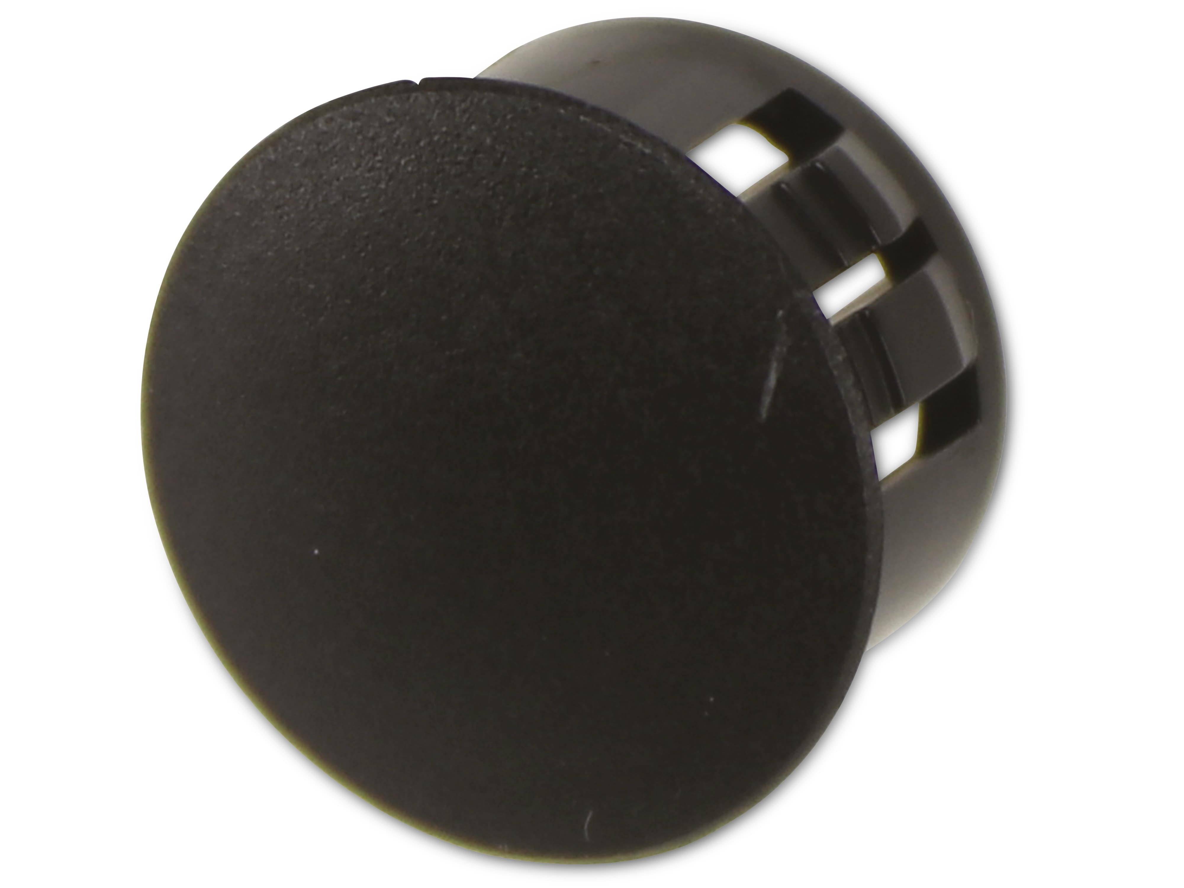 KSS Lochabdeckung Polyamid 6.6, schwarz, für Loch 14,3, Abdeckung-Ø 16,7, 1 Stück