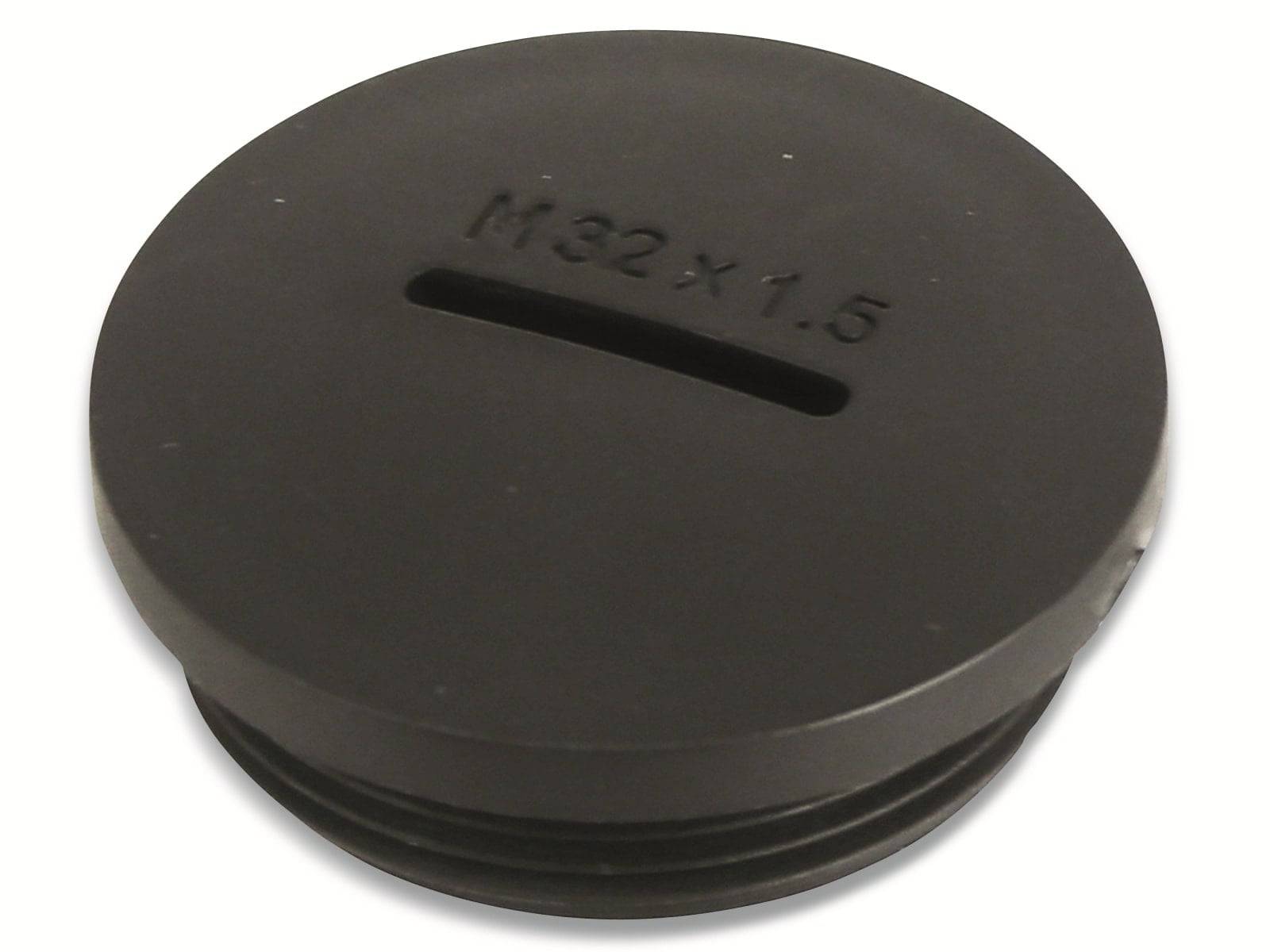 KSS Verschlussschraube, metrisch, M32, schwarz