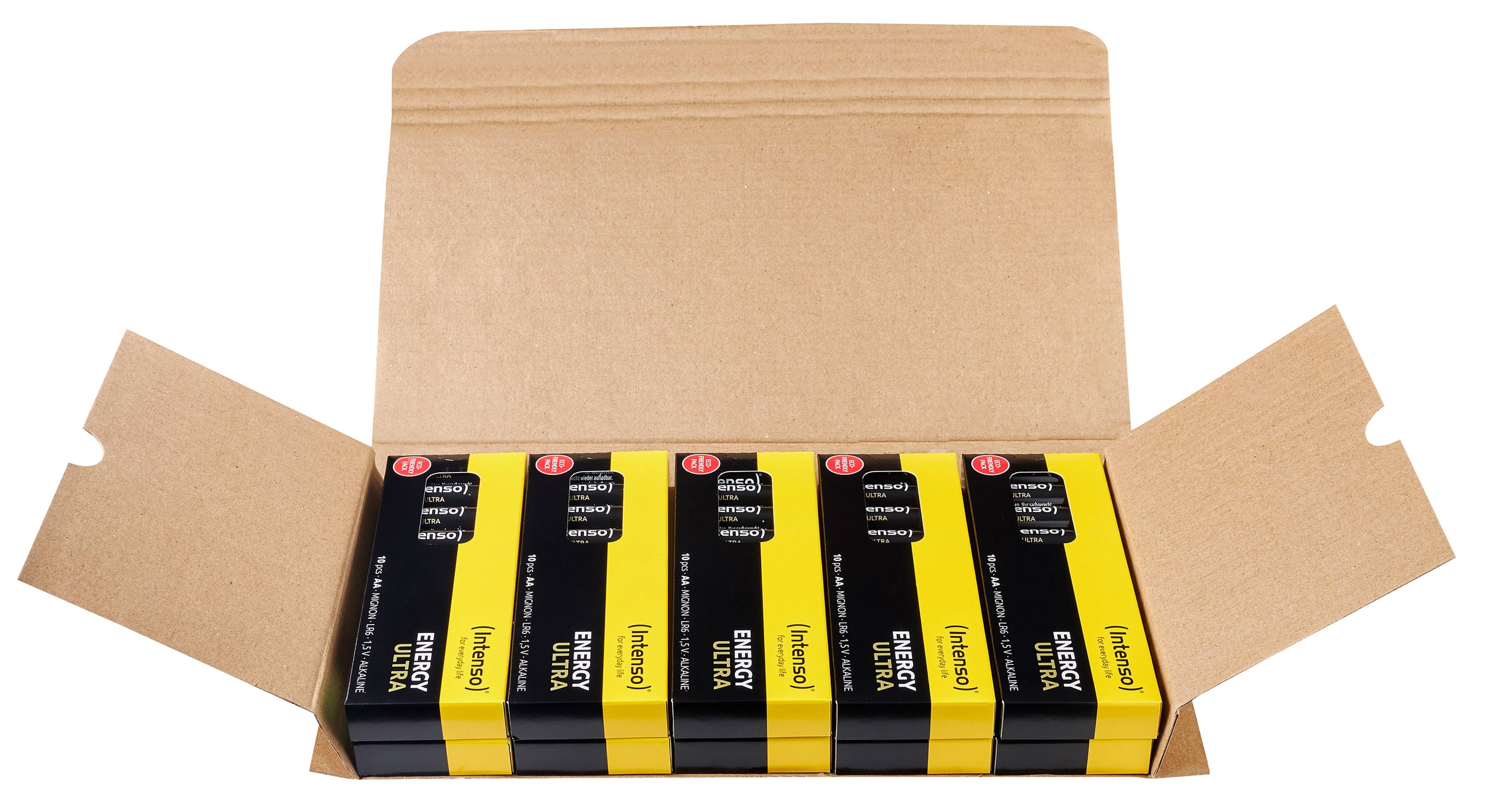 INTENSO Mignon-Batterie-Set Energy Ultra, AA LR06, 100 Stück