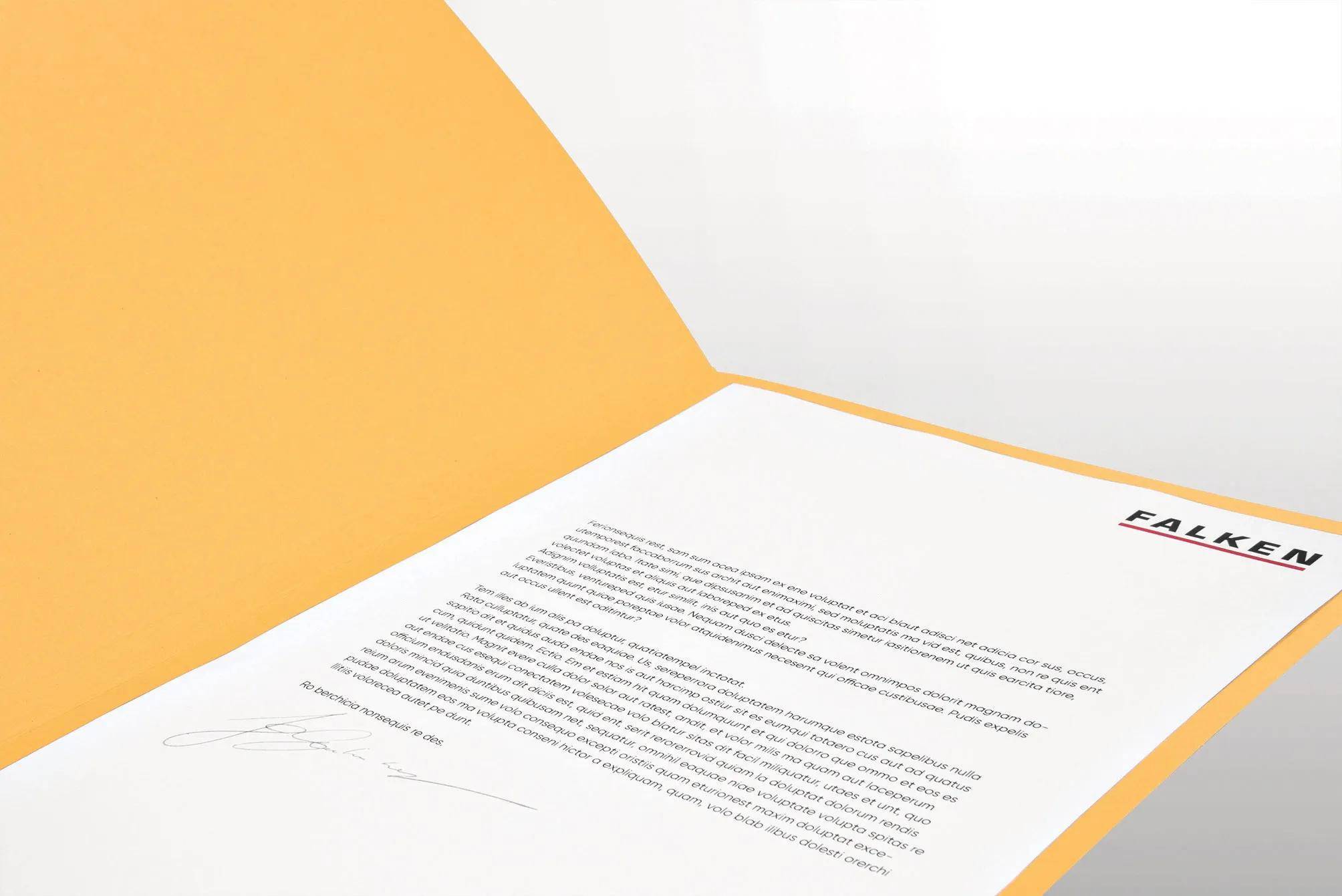 Falken 100x Aktendeckel für A4, 250g/m2 Manila-RC-Karton - Chamois - 80001233F