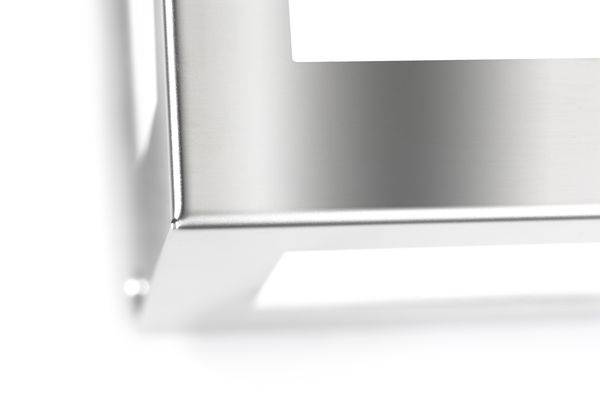 34 Wandleuchte E27 60W Edelstahl