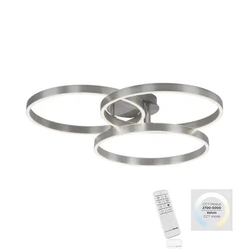 PAUL NEUHAUS LED-Deckenleuchte 6233-55 stahl, 48 W, 5000 lm, CCT PAUL NEUHAUS LED-Deckenleuchte 6233-55 stahl, 48 W, 5000 lm, CCT