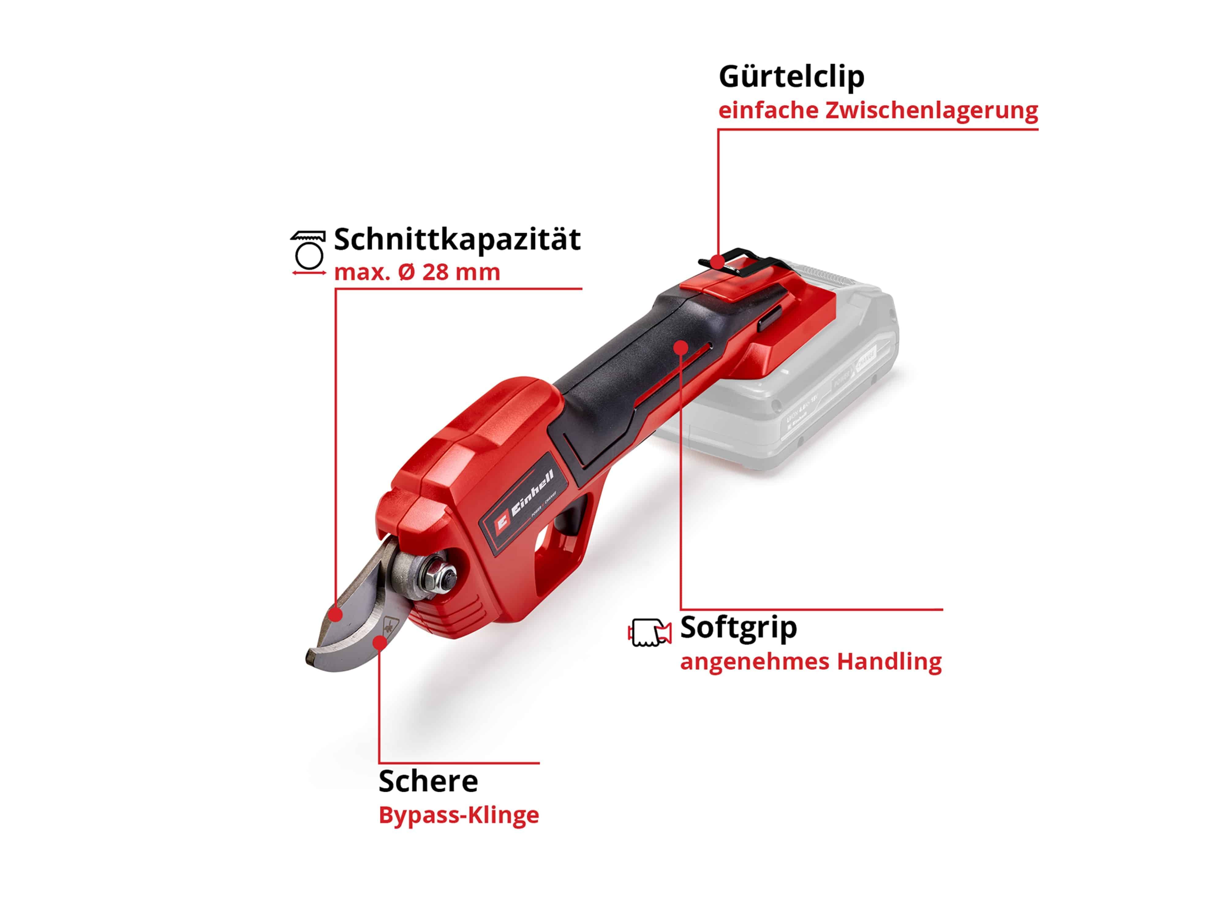 EINHELL Akku-Astschere GE-LS 18 Li - Solo