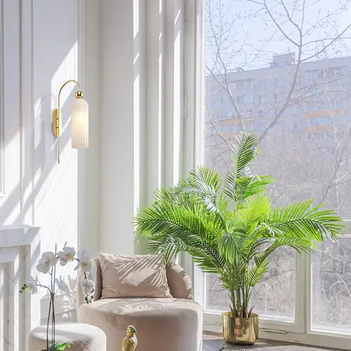 Maytoni Moderne Wandleuchte Antic 1xE14 excl. in Gold aus Metall Glas 40 W für Küche, Schlafzimmer, Wohnzimmer, Esszimmer, Lobby Maytoni Moderne Wandleuchte Antic 1xE14 excl. in Gold aus Metall Glas 40 W für Küche, Schlafzimmer, Wohnzimmer, Esszimmer, Lobby