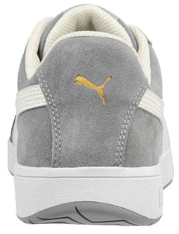 ESD Sicherheitsschuhe S1PL, PUMA SAFETY, ICONIC SUEDE GREY LOW, grau