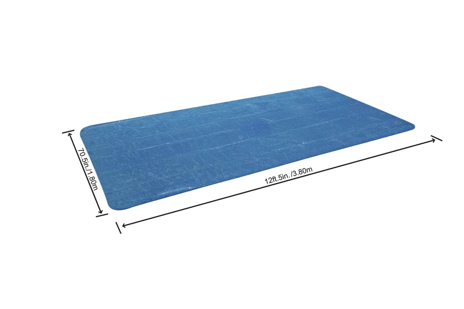 Bestway 58240 - Flowclear PE-Solarabdeckplane 380 x 180 cm, blau, eckig