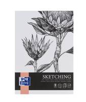 Oxford Art Skizzenblock"Sketching" DIN A4 120 g/qm 50 Blatt stabile Karton-Rueck