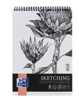 Oxford 400166129, Monochromatisch, Weiß, A3, 50 Blätter, 120 g/m², Softcover