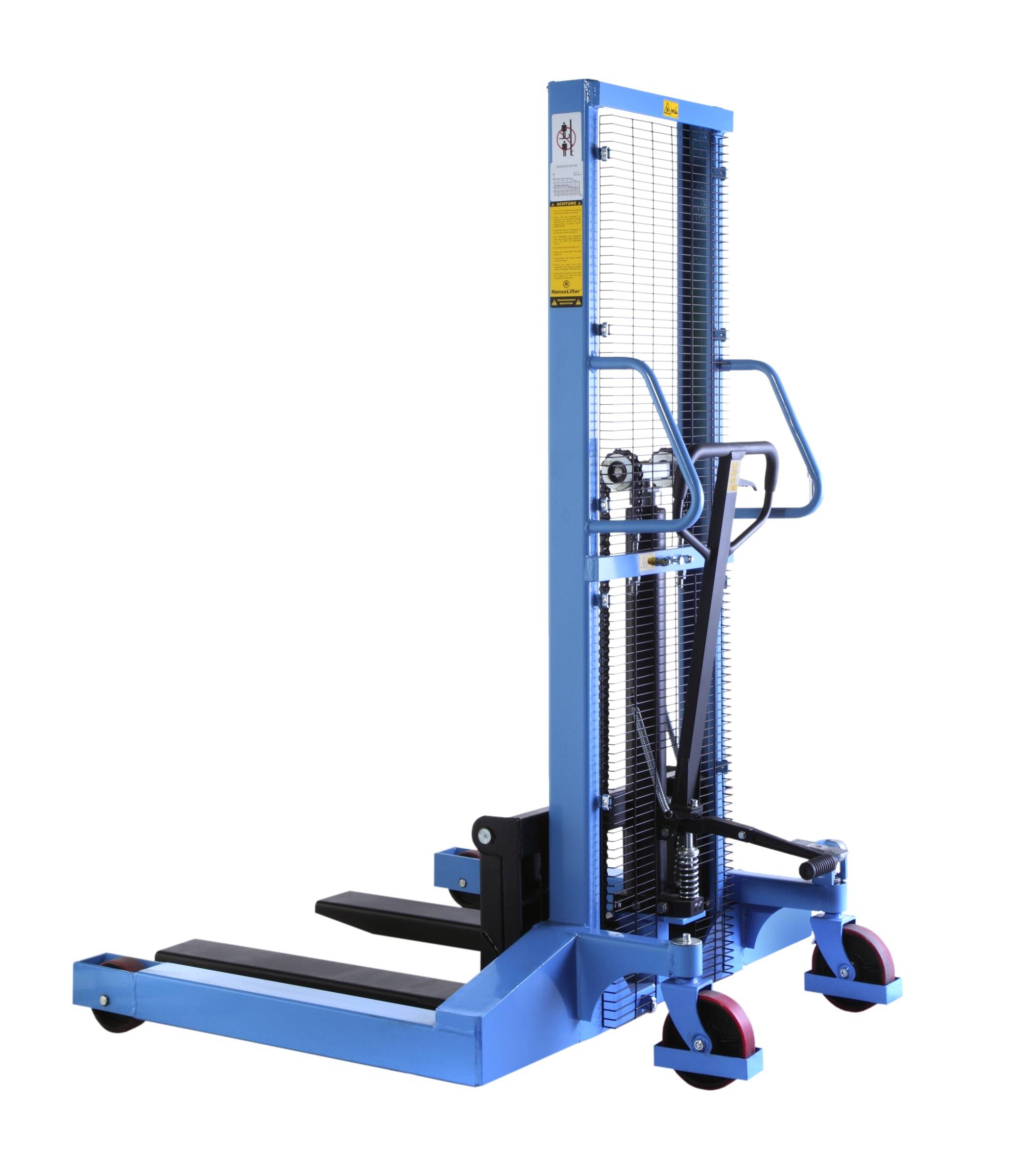 Hanselifter Breitspur-Hochhubwagen SDJ1016BS Tragkraft 1000kg Hubhöhe 1600mm