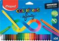 Farbstiftetui Color'Peps Infinity - 24er Kartonetui.