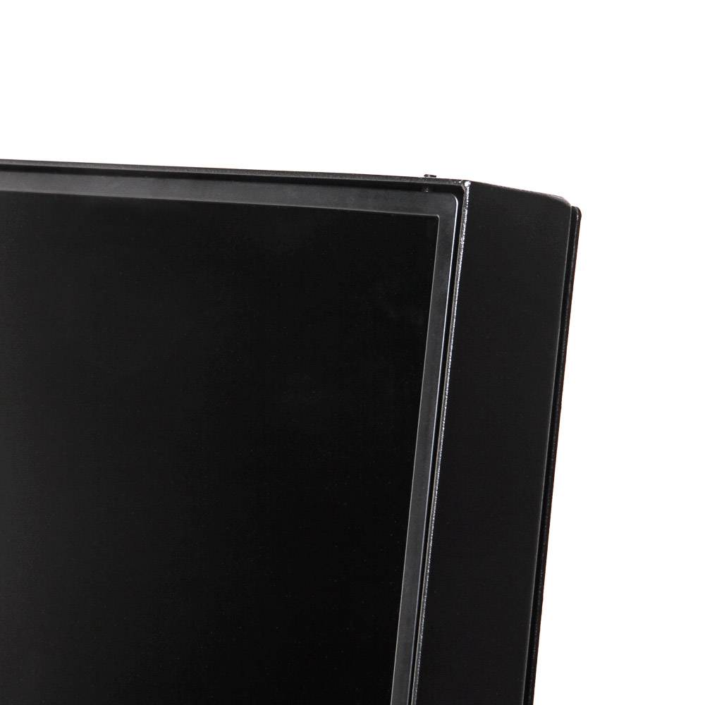 Showdown Displays Digitaler Kundenstopper Smart Line mit Samsung-Bildschirm - 43 Zoll - Schwarz
