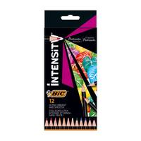 BIC Coloring pencils Intensity box of 12 pcs. 951844 - Holz - Schwarz; Blau; Bra