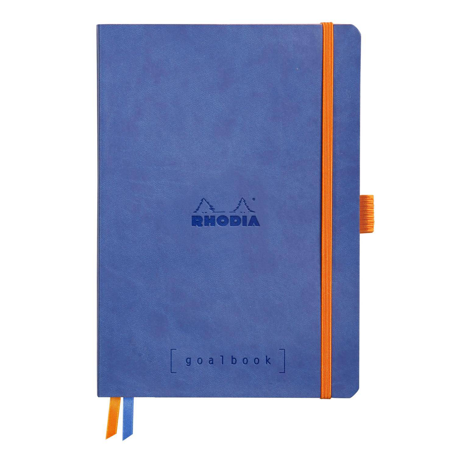 Rhodia Goalbook A5 120 Bl elfenbein 90g, Dot/punktkariert Saphir 117748C
