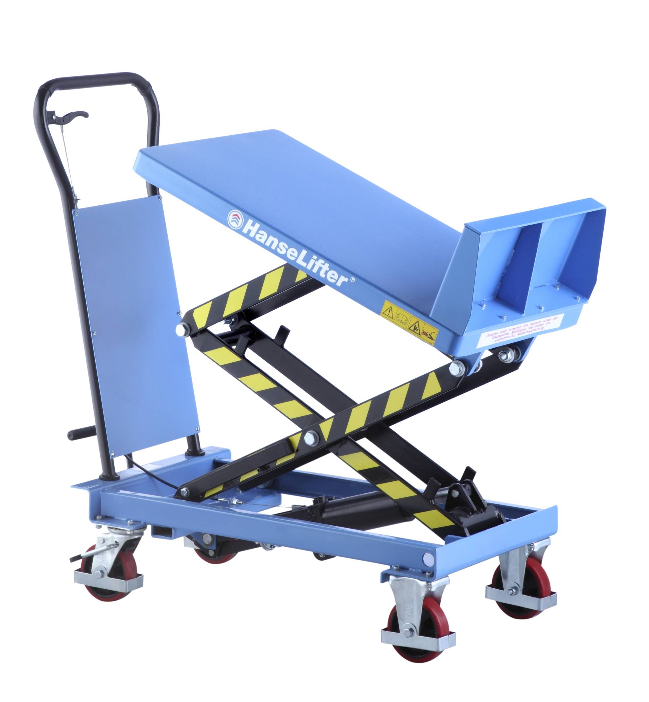 Hanselifter Neigehubtisch NHT600 mit Neigefunktion Hubhöhe 1000mm Tragkraft 600kg