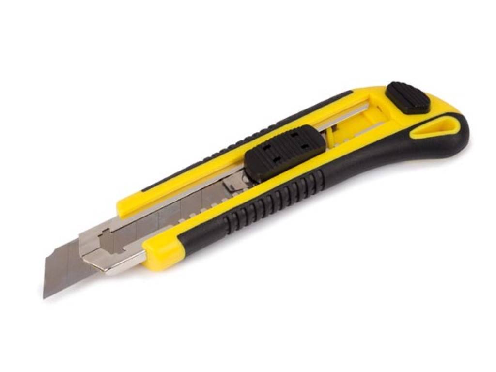 CUTTERMESSER - KLINGE 18 mm - MIT AUTOMATISCHEM KLINGENWECHSEL