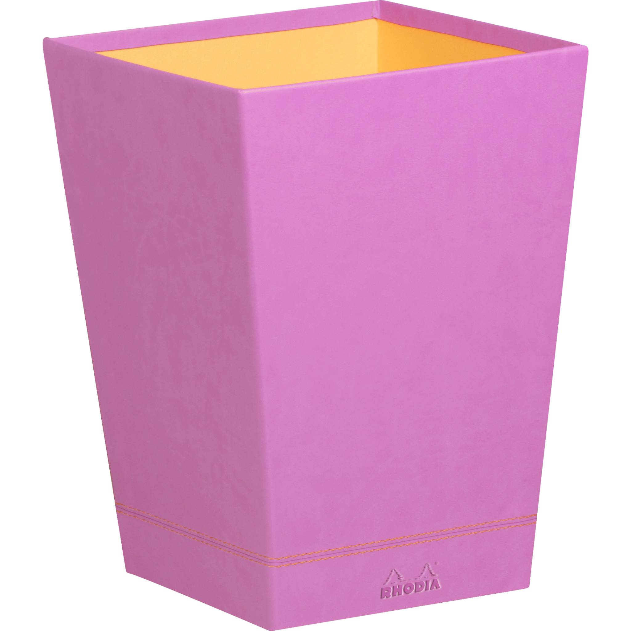 Rhodia Rhodiarama Papierkorb aus Kunstleder, 27x27x32cm - Flieder 318921C