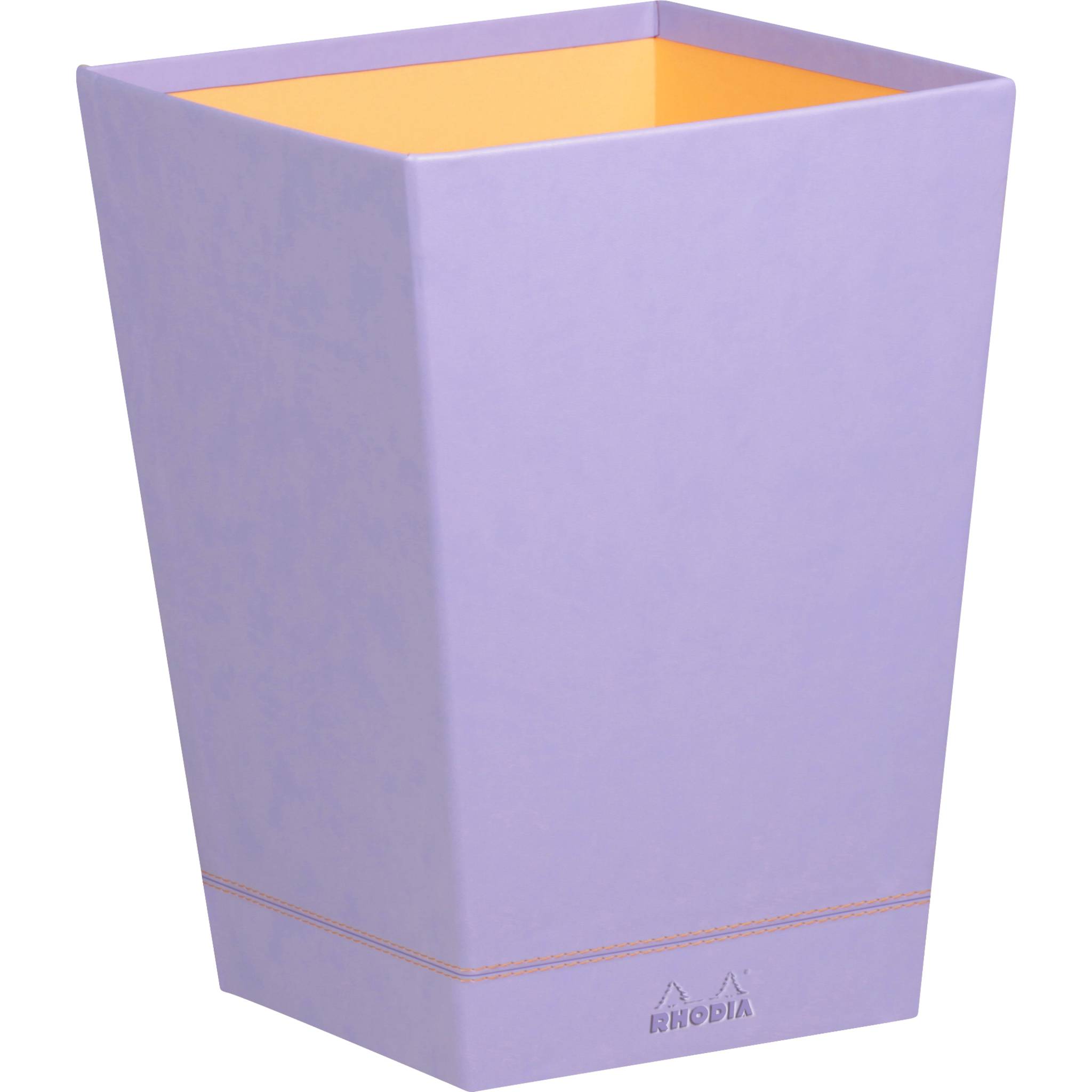 Rhodia Rhodiarama Papierkorb aus Kunstleder, 27x27x32cm - Schwertlilie 318829C