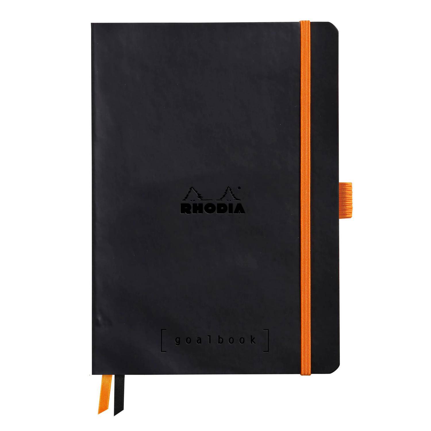 Rhodia Goalbook A5 flexiblem Einband, 120 Bl 90g, kariert Schwarz 117762C