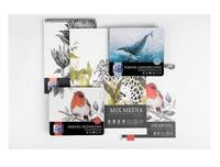 Oxford Art Spiral-Skizzenblock"Sketching" A4 130 g/qm 50 Blatt stabile Karton-ru