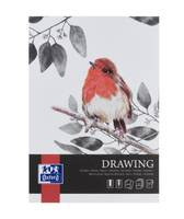 Oxford 400166107, Monochromatisch, Weiß, A4, 40 Blätter, 160 g/m², Softcover