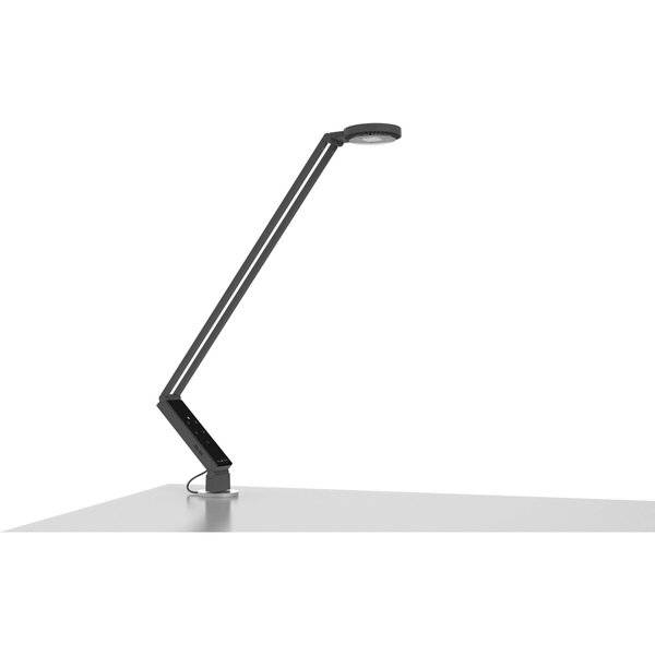 Tischleuchte rund mit Dorn Luctra table pro 2 radial schwarz