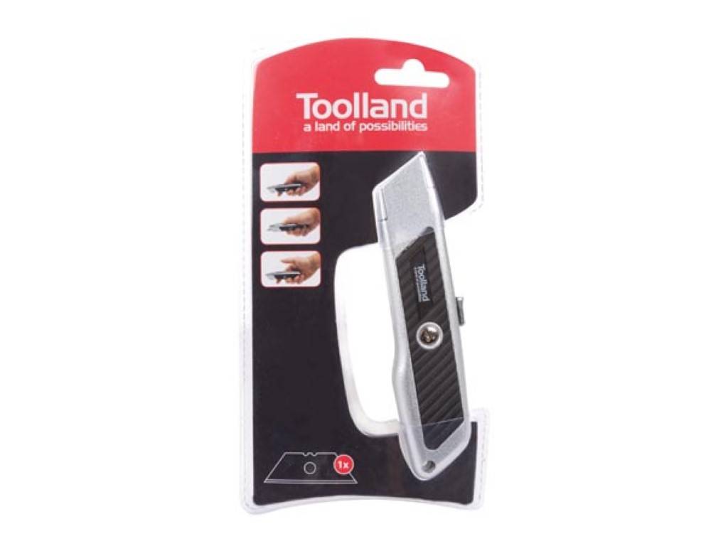 CUTTER MIT AUTOMATISCH EINZIEHBARER KLINGE - METALLGEHÄUSE