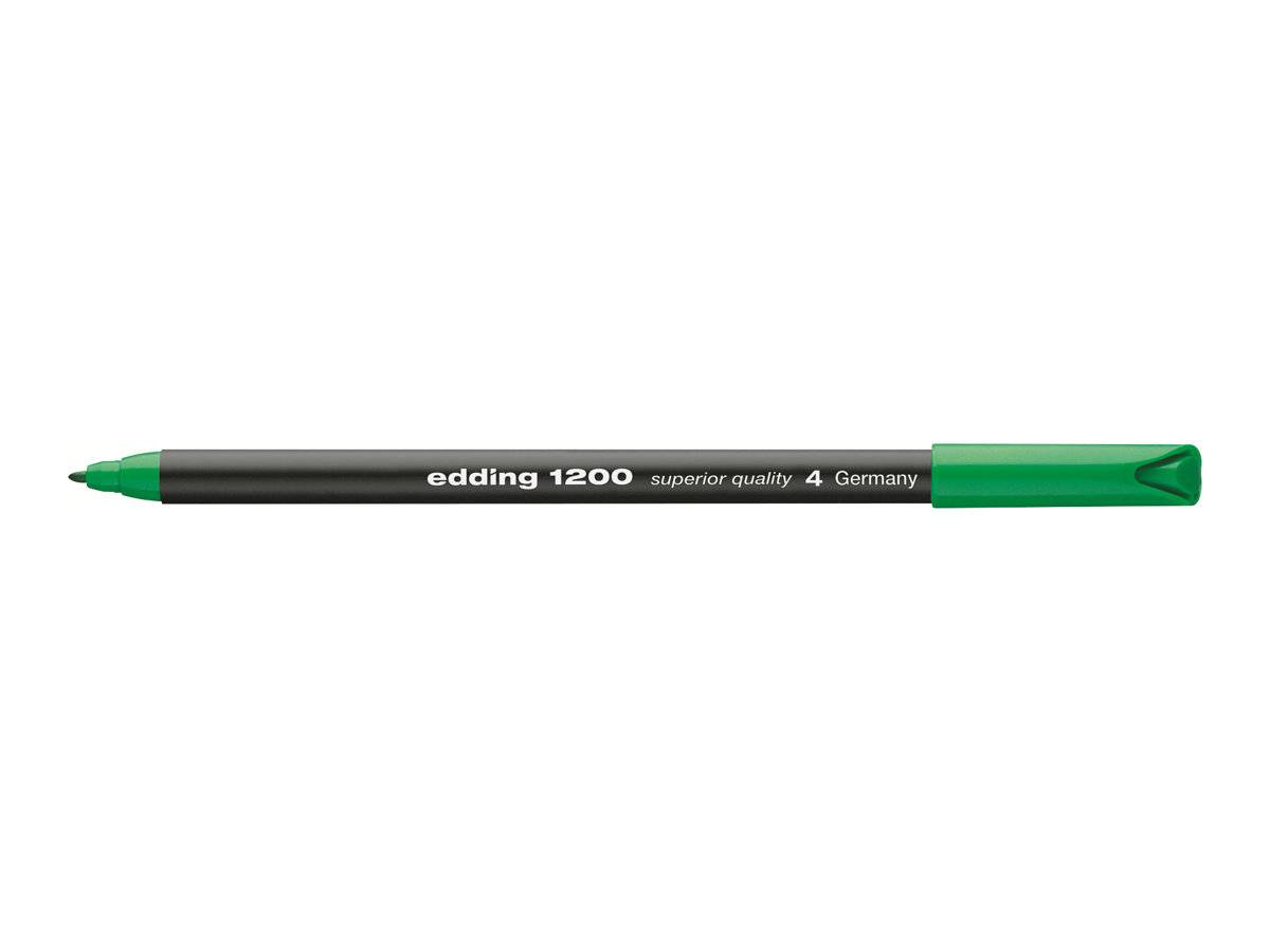 edding 1200 - Filzstift - Grün - wasserbasierte Tinte