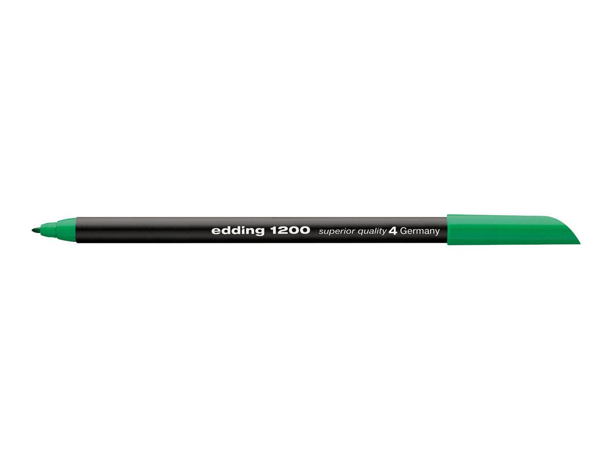 edding 1200 - Filzstift - Grün - wasserbasierte Tinte