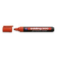 EDDING 10 300 Permanentmarker rot 1.5 - 3.0 mm - Schwarz; Rot - 10er