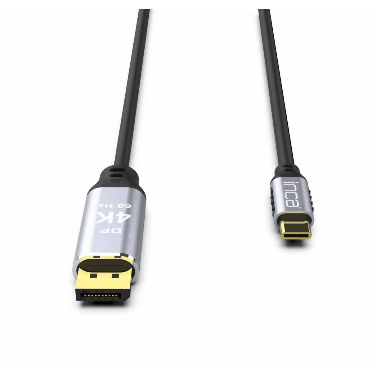 Inca 4K HDMI-Kabel: High-Definition Bildübertragung (60 Hz), Typ-C zu DisplayPort, Goldspitzen