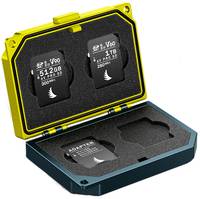 Angelbird Technologies Media Tank, 4 Karten, SD, Aluminium, Schwarz, Gelb, Staubresistent, Schockresistent, 95 mm