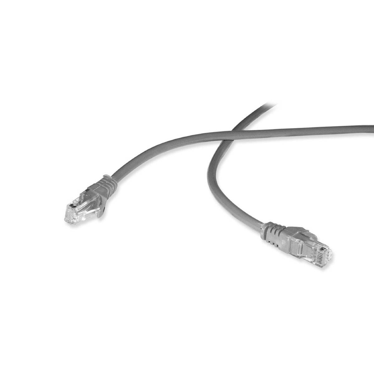 Inca ICAT6-0,50G RJ45 Cat6 UTP Netzwerkkabel Ethernetkabel LAN-Kabel Grau 0,5 Meter
