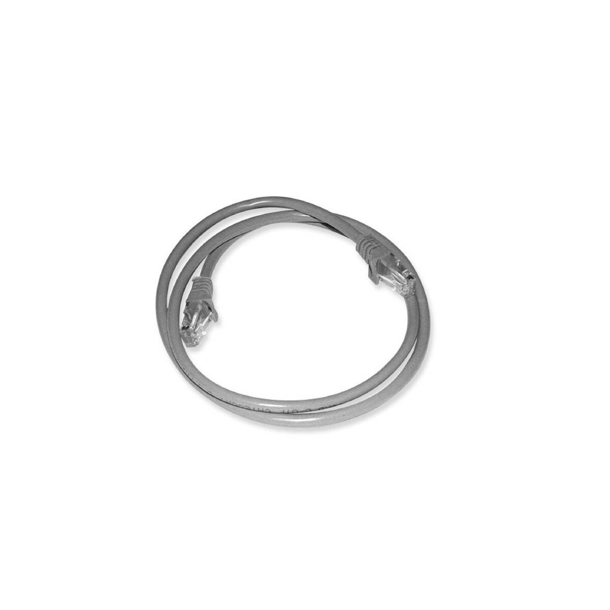 Inca ICAT6-0,50G RJ45 Cat6 UTP Netzwerkkabel Ethernetkabel LAN-Kabel Grau 0,5 Meter
