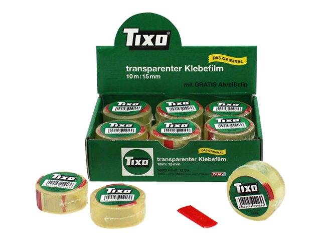 TESA - Tixo - Büro-Klebeband - 15 mm x 10 m - Polypropylen